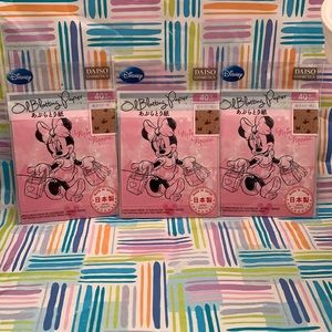 Minnie Mouse oil blotting paper